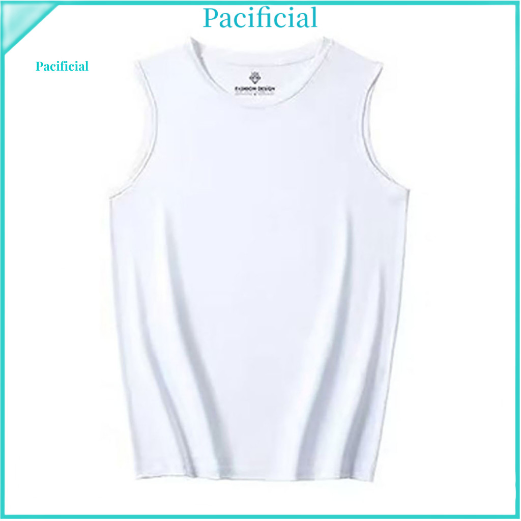 Lightweight Men Summer Vest Casual Sleeveless Shirt Men's Sport Breathable Mesh Tank Top Round Neck Athletic for Outdoor