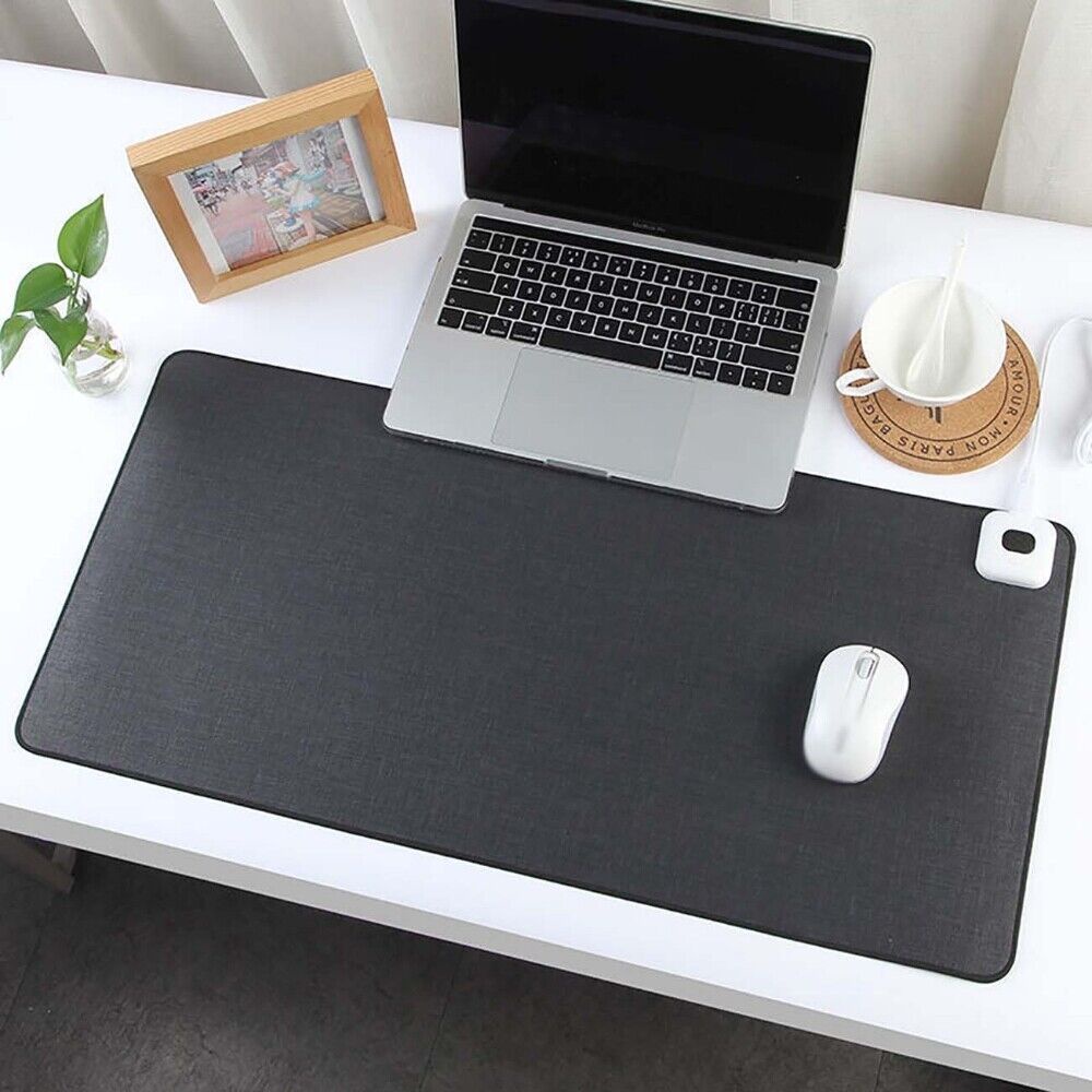 Desckpad couro office escritório MESA Grande 60X30 + porta copo