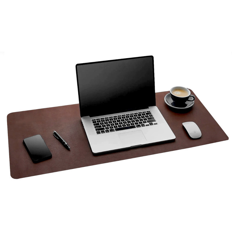 Desckpad couro office escritório MESA Grande 60X30 + porta copo