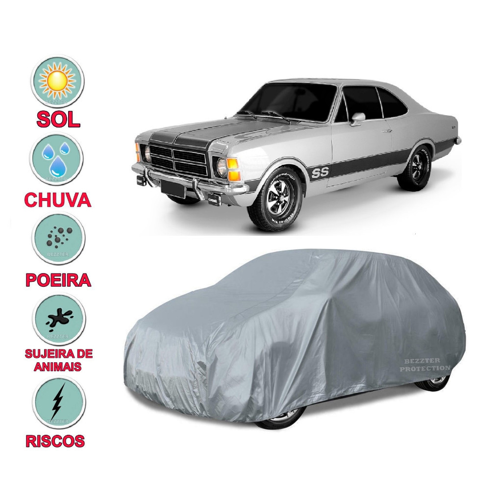 Capa cobrir carro Opala 100% Impermeável Proteção Total Bezzter