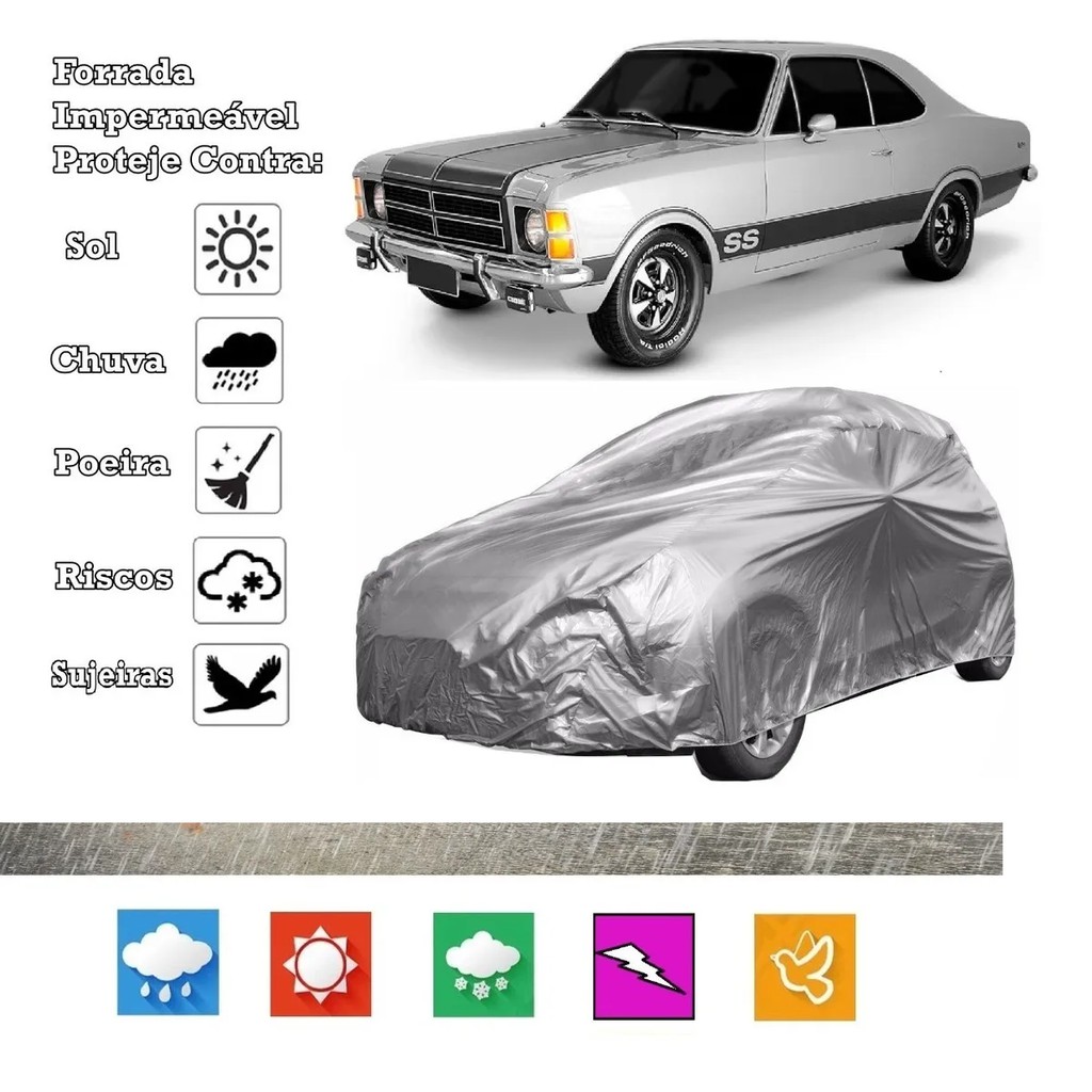 Capa Cobrir Carro Opala Forrada Impermeável