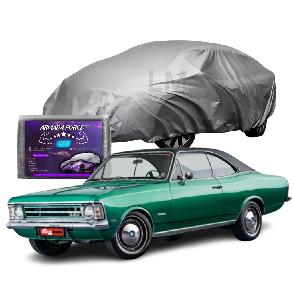 Capa Para Cobrir Carro Opala 2 ou 4 Portas Impermeável com Forro