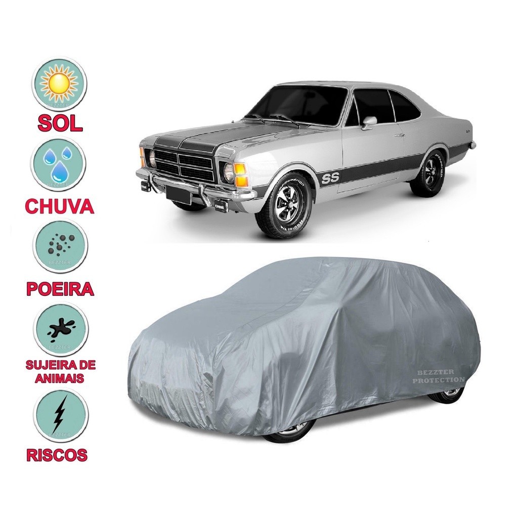 Capa cobrir carro Opala 100% Impermeável Proteção Total Bezzter Protection