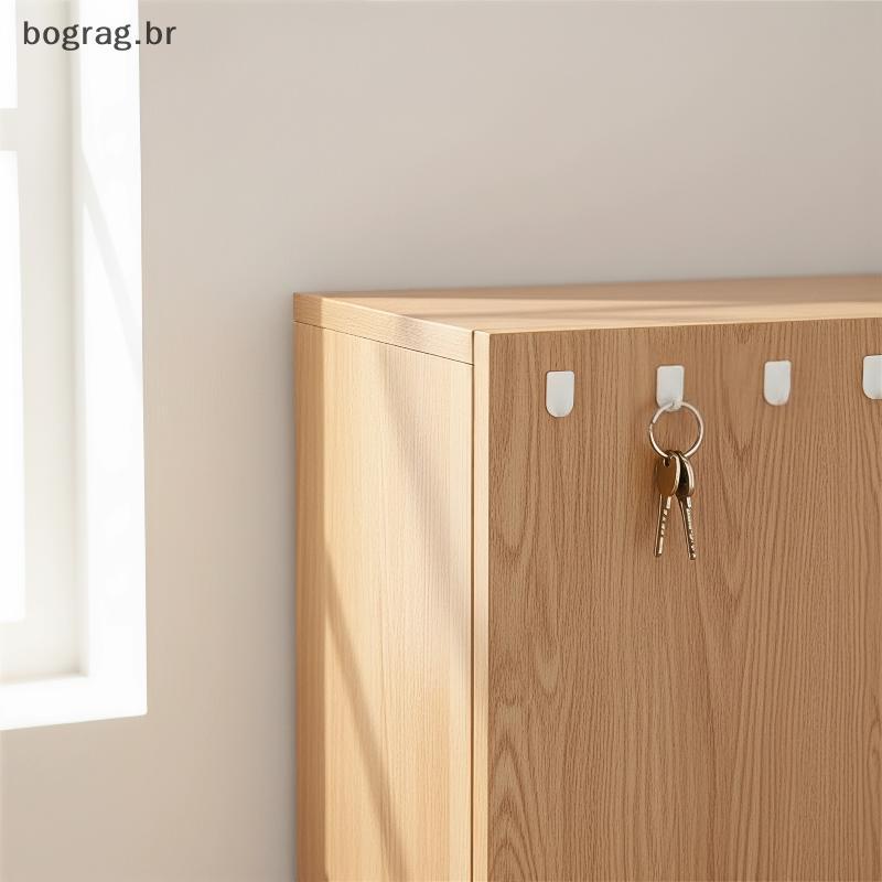 bograg 9 Pçs Mini Ganchos De Parede Autoadesivos Sem Broca 3KG Carga Pequenos Cabides Stiy Para Utensílios De Cozinha To
