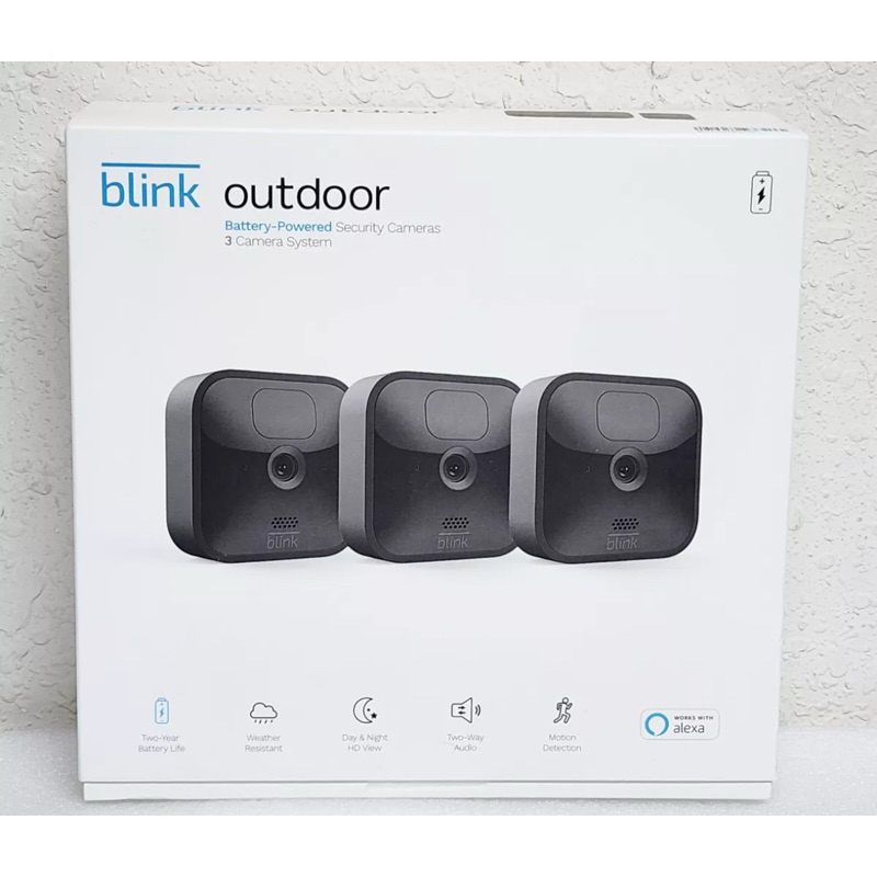 Cameras de segurança Blink 3rd Geração indoor/outdoor.