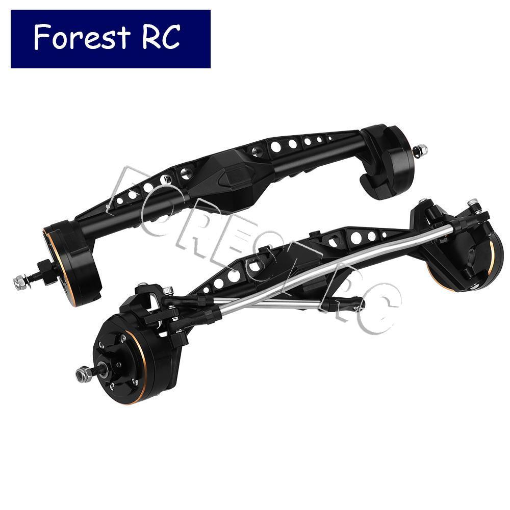 Forestrc Peso De Latão + Eixo Portal Traseiro Dianteiro Para 1/10 RC Crawler Axial Capra 1.9 UTB T1/T2 Buggy F9 Atualiza