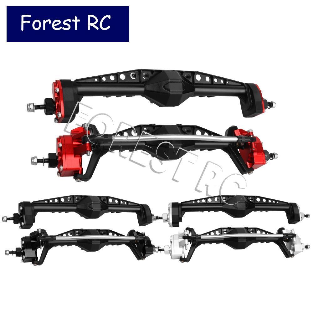 Forestrc Nylon + CNC Alumínio Dianteiro Traseiro Eixo Portal Completo Para 1/10 RC Crawler Axial Capra 1.9 UTB T1/T2 Bug