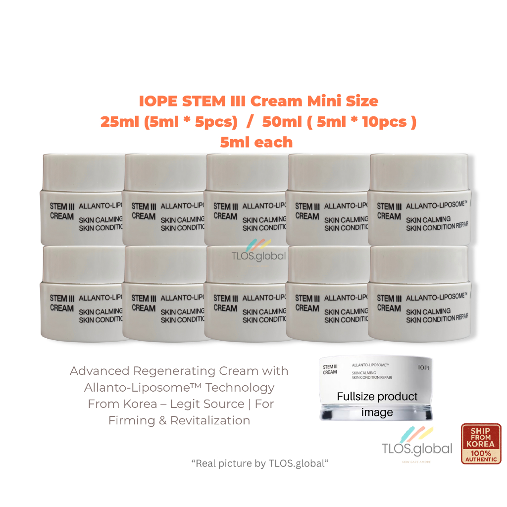 IOPE STEM III Cream 5ml – 5pcs / 10pcs (Mini Size) expiry date 2027 - 11