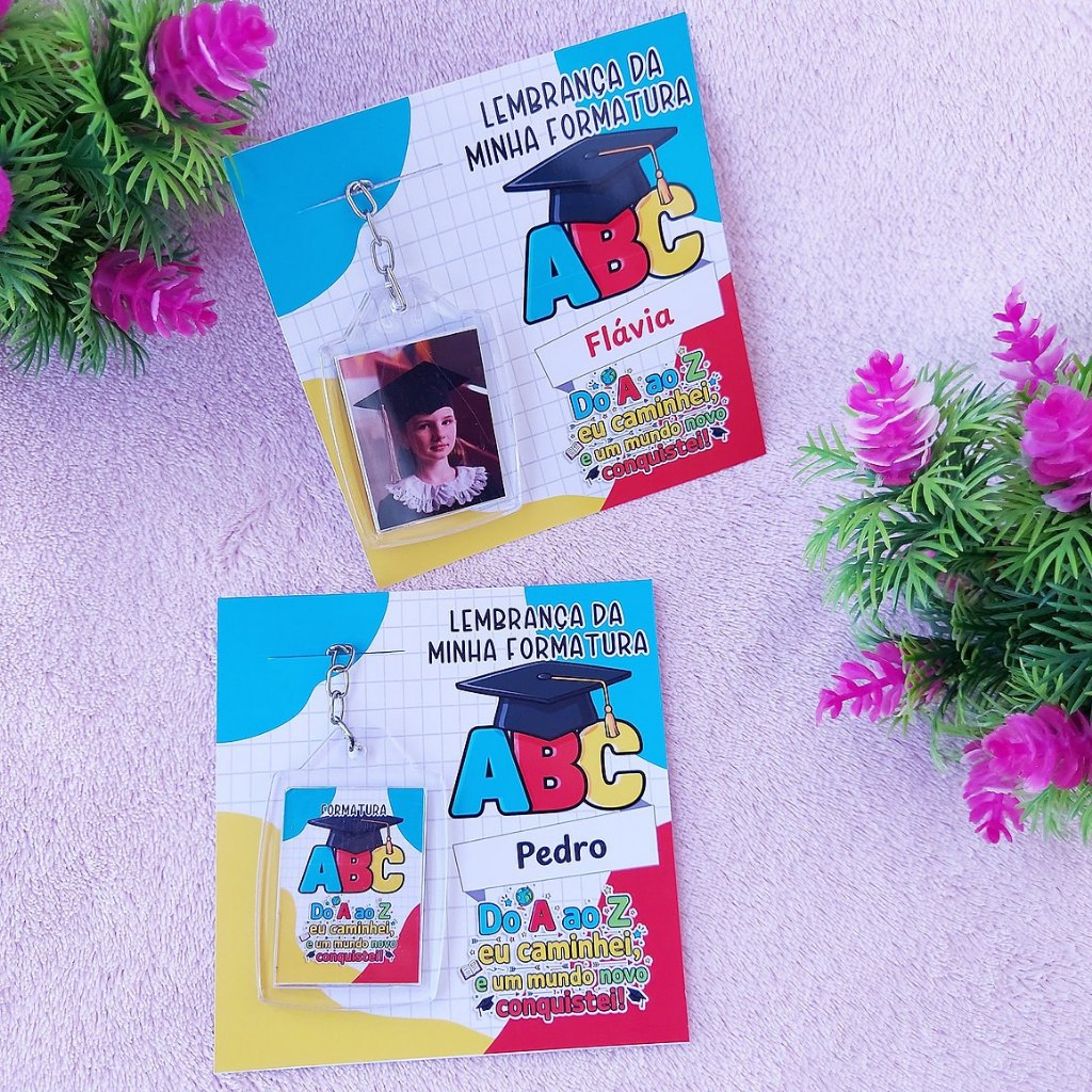 15 Chaveiros personalizados/formatura do ABC/lembrancinha do ABC
