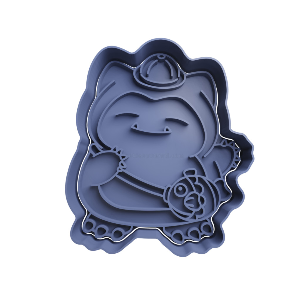 Cortador De Biscoito Snorlax Cute - pokemon