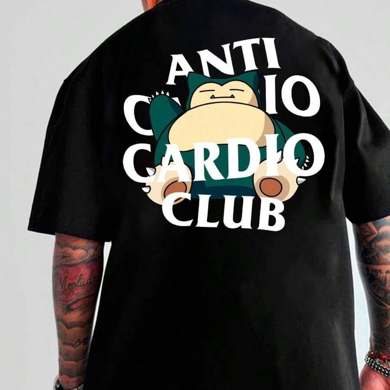 Camiseta Oversized Streetwear Snorlax Antisocial Academia Camisa Unissex 100% Algodão Premium