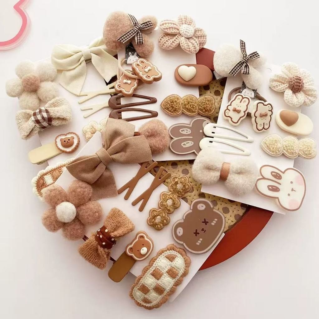 kit 9/18 Presilha Prendedor de Cabelo Estilo Coreano Para Meninas