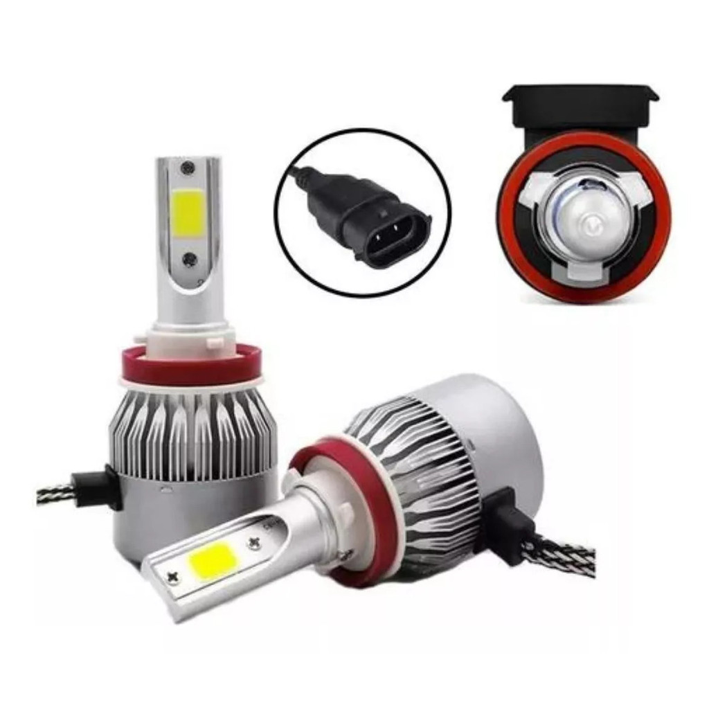 LÂMPADA HB3 LED 9005 6000K COM COOLER (PAR) HB3 LED