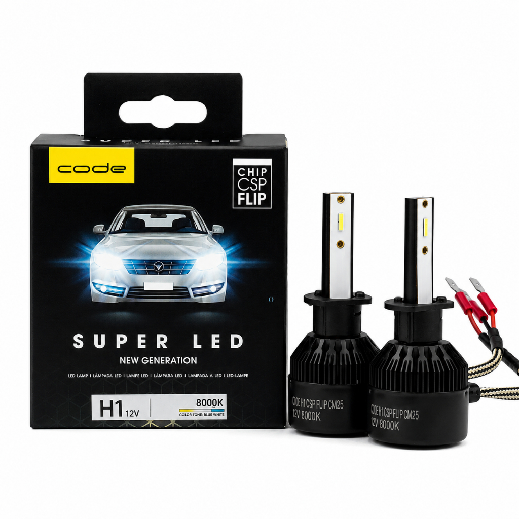 Super Led 8000k H1 H3 H4 H7 H8 H11 H15  H27 Hb3 Hb4 9005 9006 H19 H18 Kit Super Led Automotivo Todos Encaixes
