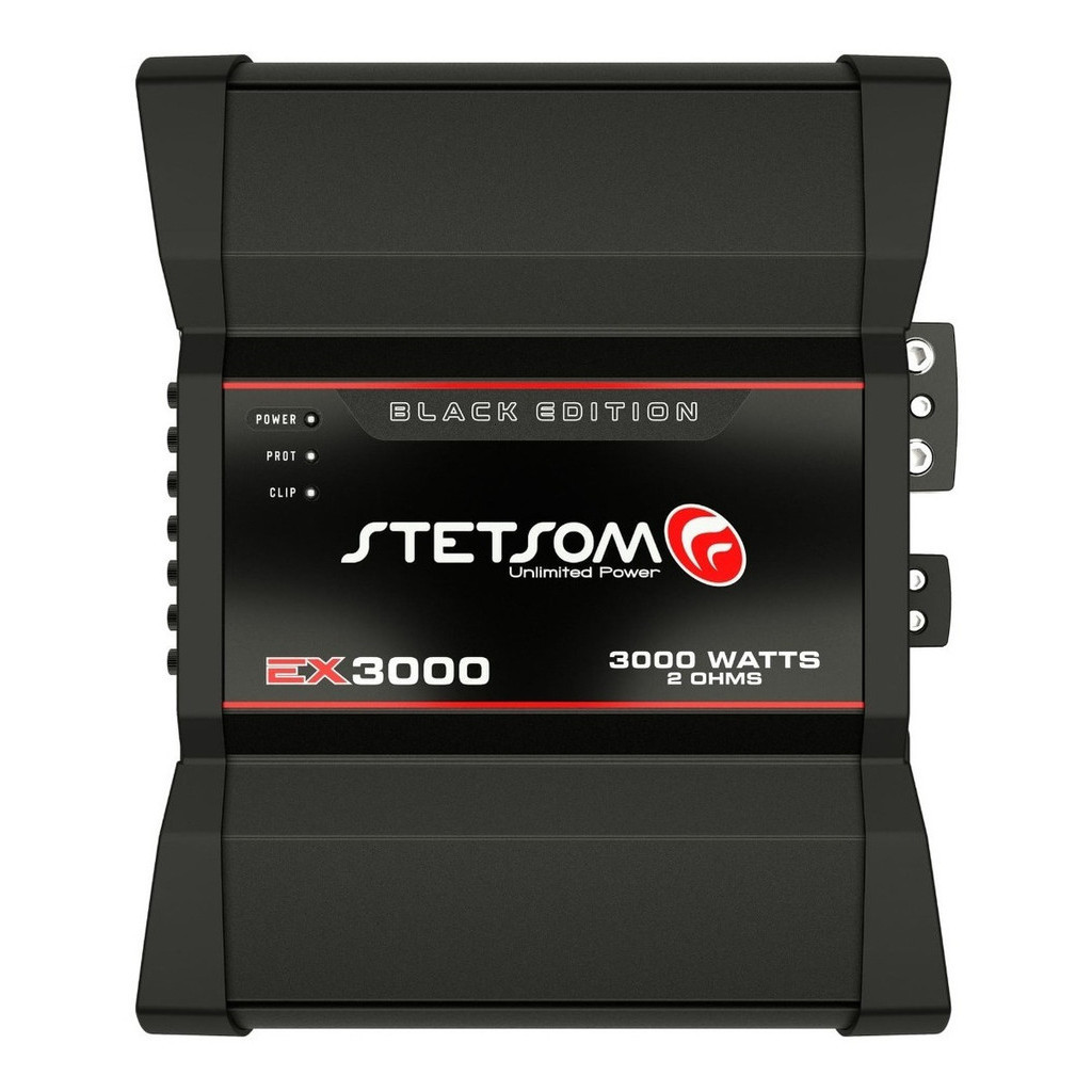 Módulo Amplificador Digital Stetsom EX3000 Black 3000 Watts Rms 1 Canal - 2 Ohms