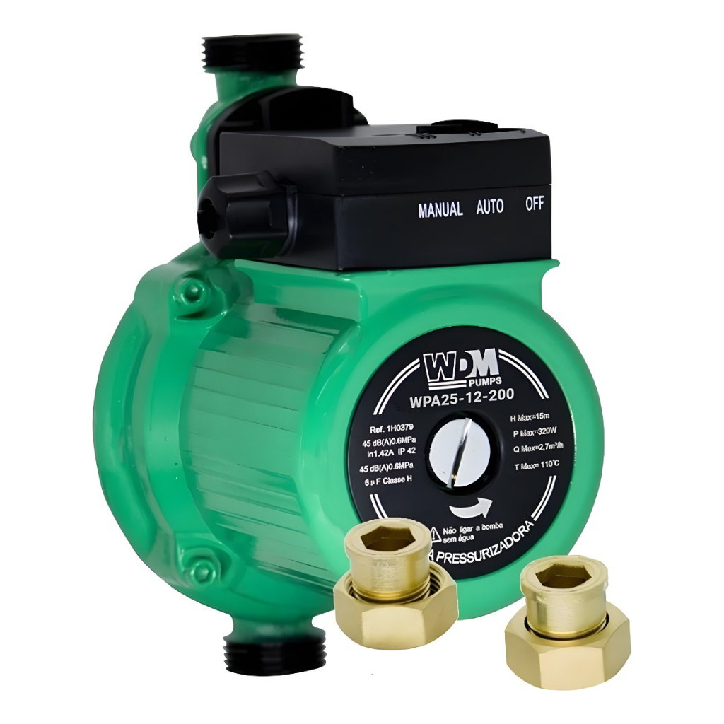 Pressurizador De Água Até 3000 Litros Por Hora Wdm 270 Watts