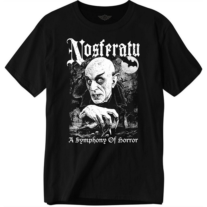 [Camiseta Premium em Algodão Puro]GXG Camiseta Zé do Caixão José Mojica Nosferatu filmes 100% algodão
