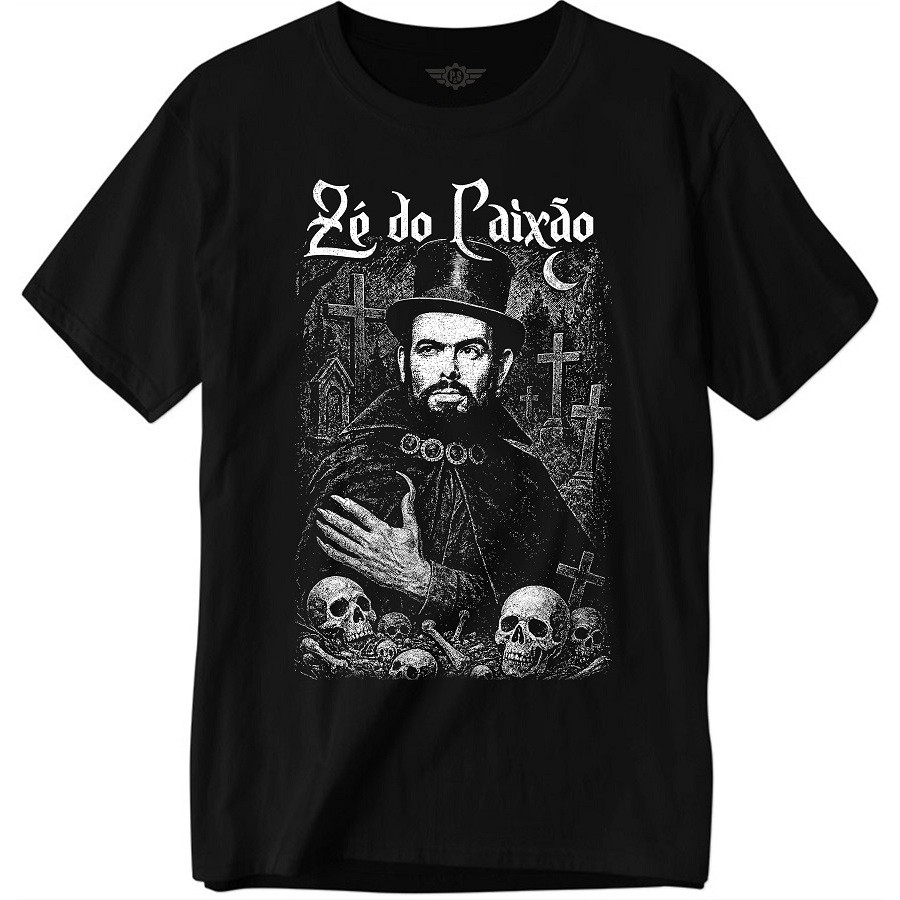 [Camiseta Premium em Algodão Puro]VU Camiseta Zé do Caixão José Mojica Nosferatu filmes