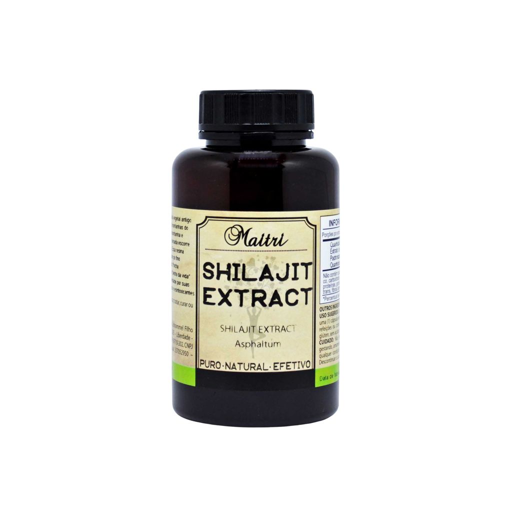 Extract Shilajit - Frasco com 120 cápsulas vegetais de 450mg