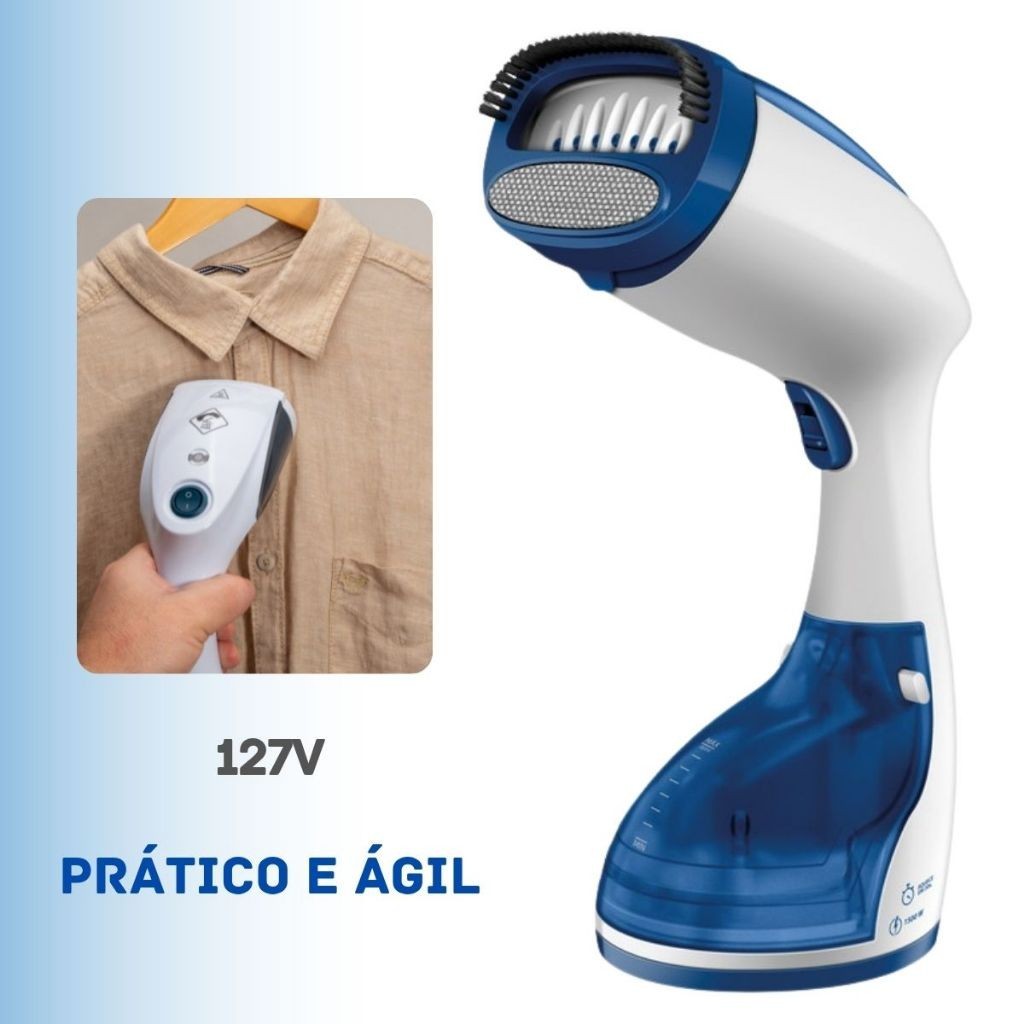 Passadeira A Vapor Portátil Vaporizador Tira Amasso e Rugas das Roupas 1100W 110V E 220V NO BRASIL PRONTA ENTREGA