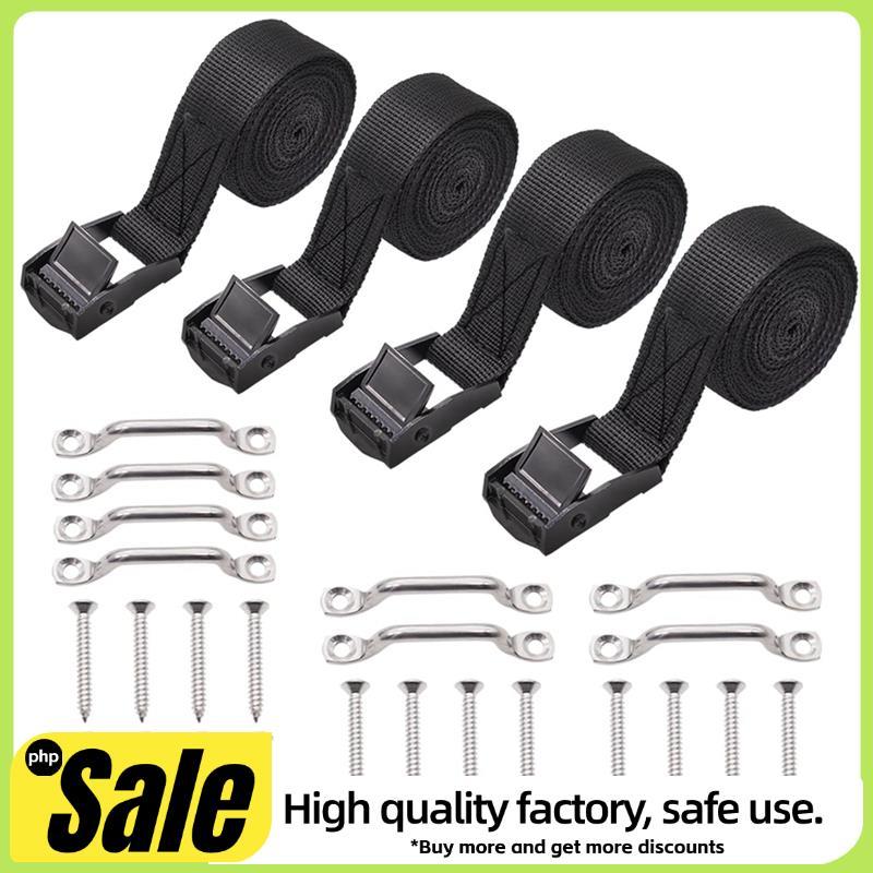 Kit De Alça De Amarração De Bateria De 1 Polegada X 4 Pés Com Fivela De Câmera De Aço Inoxidável , Suporte E Parafusos P