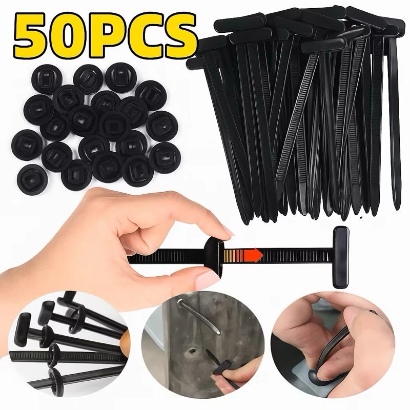 Kit 20/50/100 Unidades De Abraçadeiras Travamento Automático Fivela Universal D Nylon Multifuncional