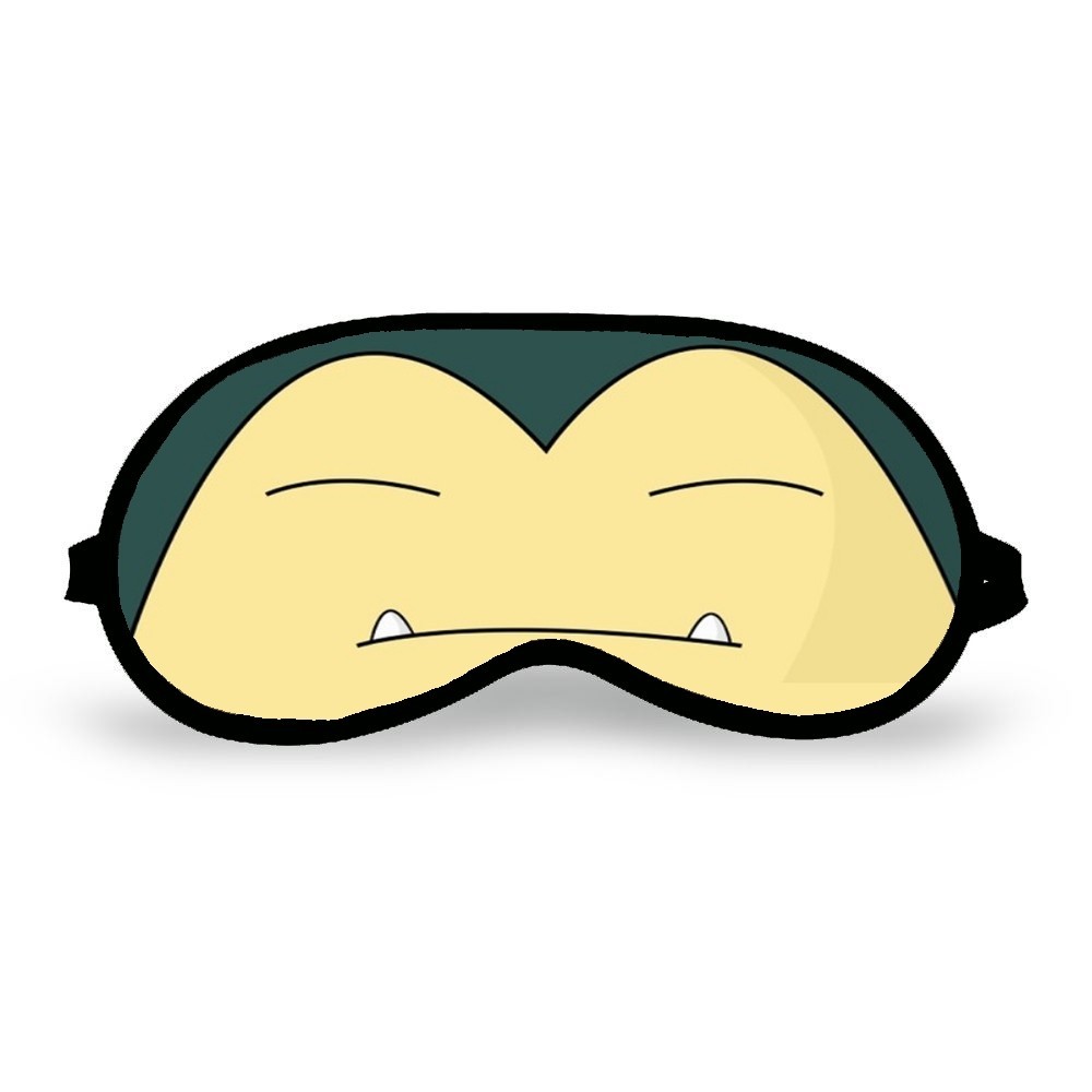 MÁSCARA DE DORMIR OU TAPA OLHOS POKEMON SNORLAX Preço baixo
