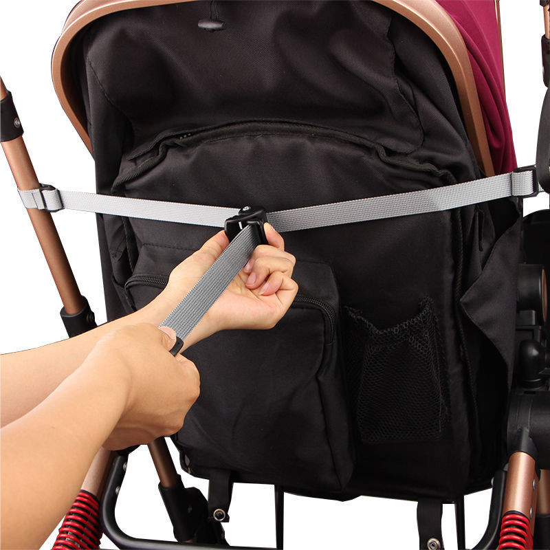 Cinta Ajuste Ajustável Carrinho Bebê Fivela Nylon Espessada Acessórios Guarda Chuva 130cm Seguro