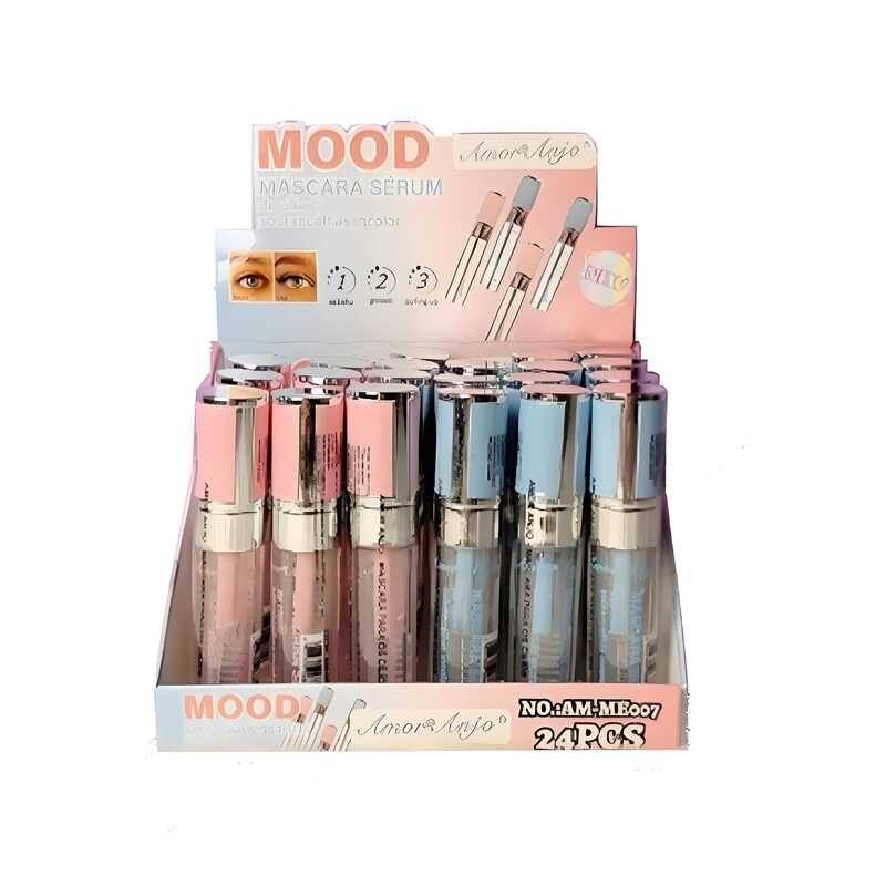 Serum Incolor para Cílios e Sobrancelhas MOOD Amor Anjo - Fortalecedor Natural & Modelador Profissional AM-ME007