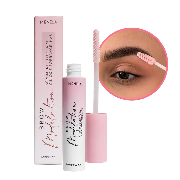 Sérum Fortalecedor para Sobrancelhas e Cílios 3,9ml - Brow Modelation Incolor Menela