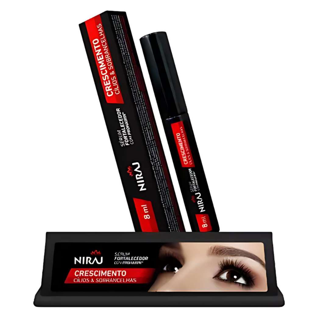 Niraj Sérum Crescimento e Fortalecedor Cilios E Sobrancelhas 8ml' Cor Incolor Prohairin