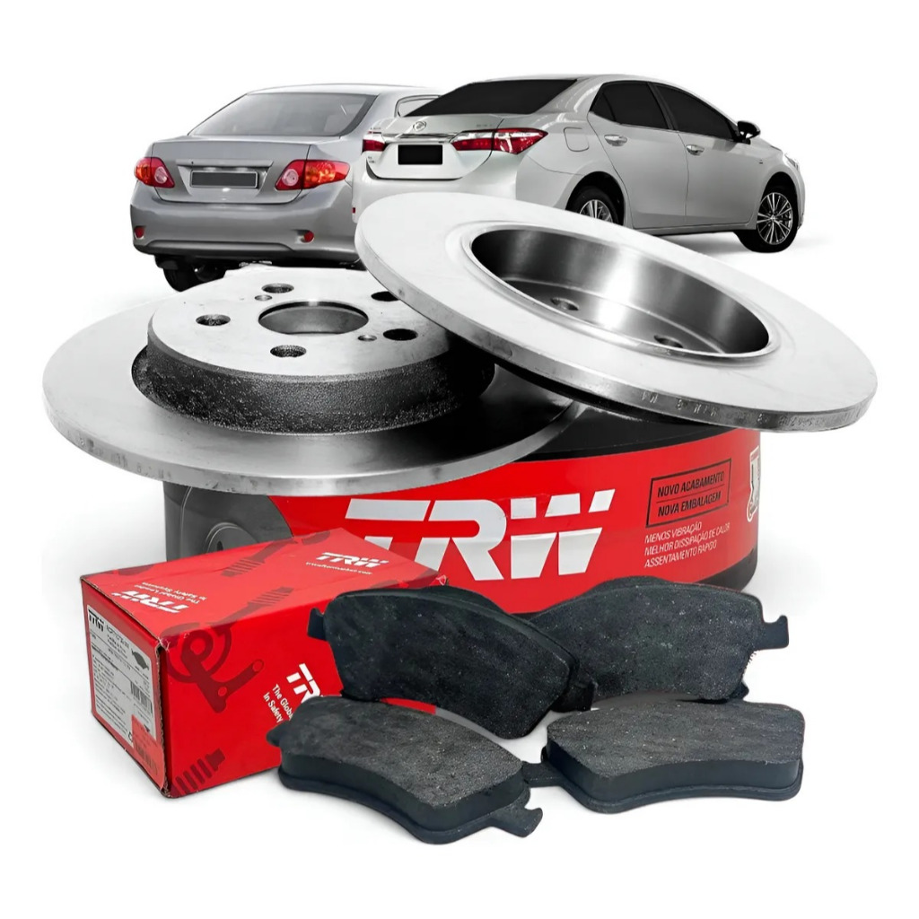 Kit Freio Traseiro TRW VARGA Corolla 2009 2010 2011 2012 2013 2014 2015 2016 2017 2018