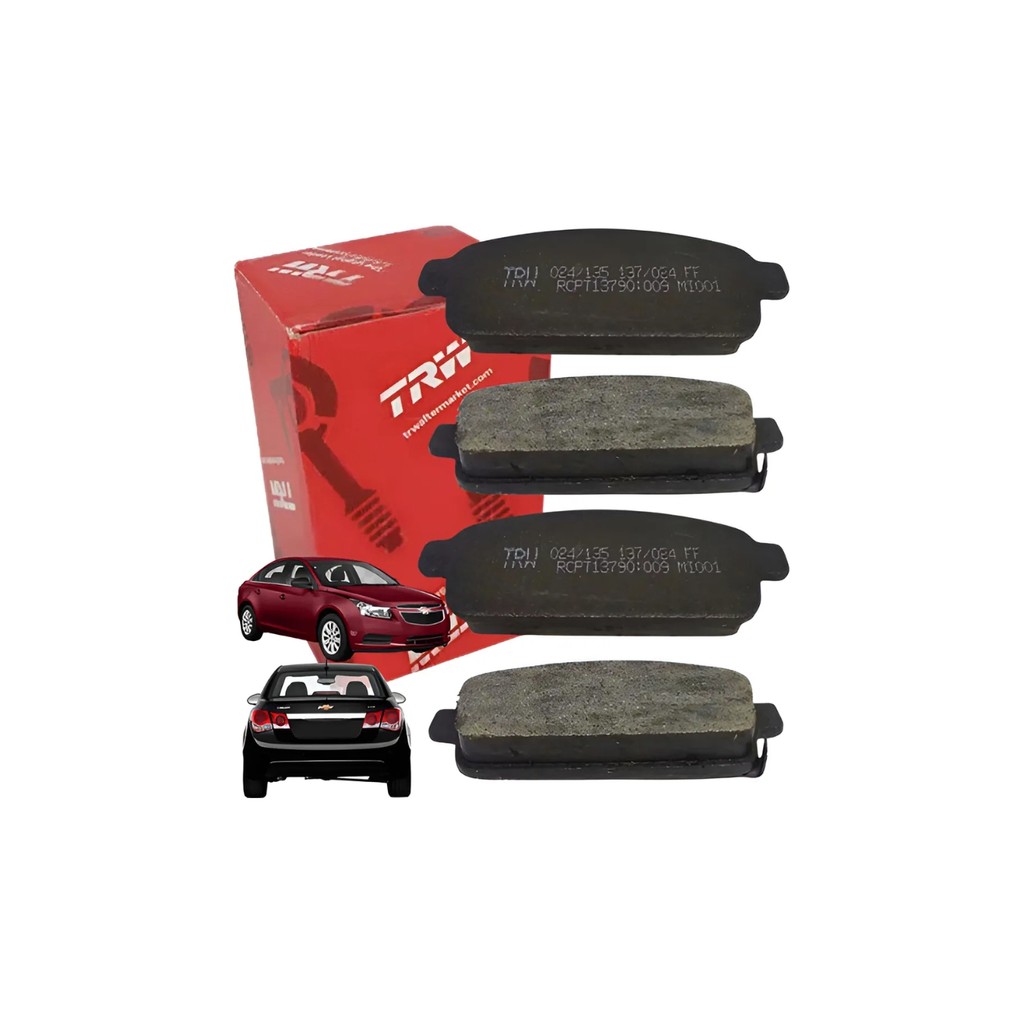 Pastilha Freio Traseira Cruze 1.8 16v 2011 a 2016 TRW Varga