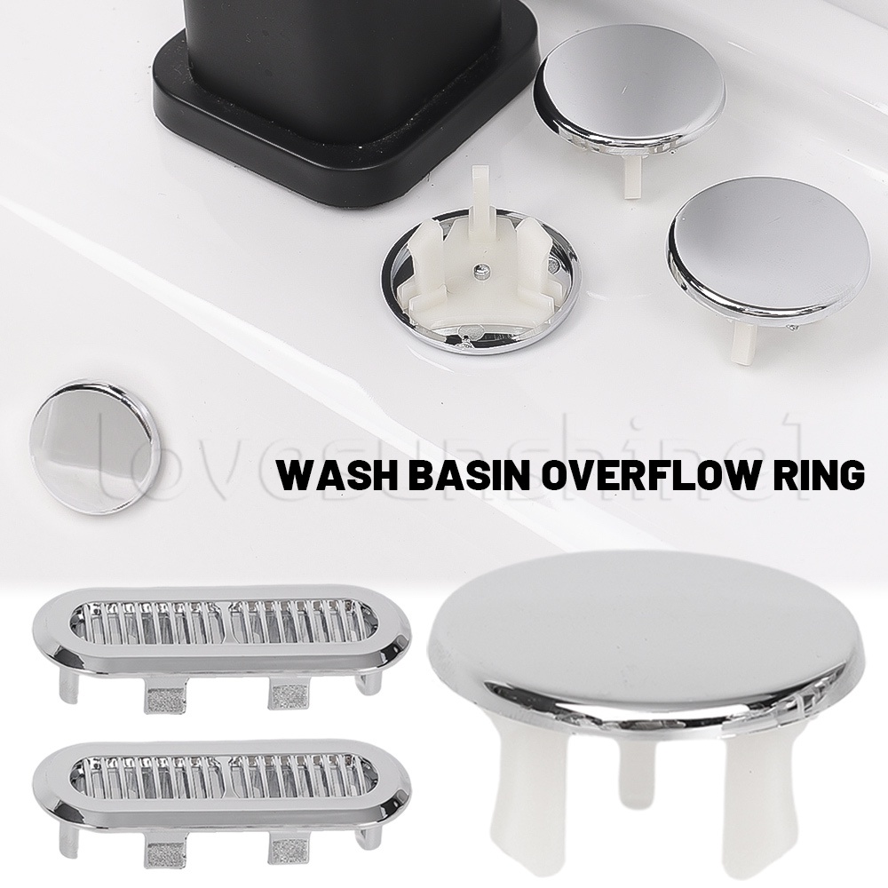 Tampa De Transbordamento De Furo De Pia De Plástico/Drenagem De Banho Com Acabamento De Bacia De Banheiro De Cozinha/Ane