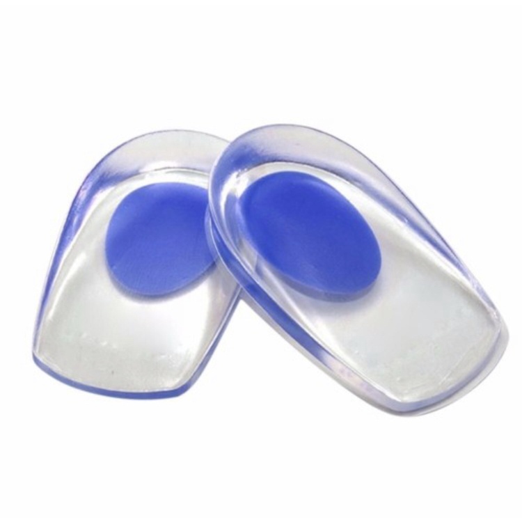 Meia Palmilha Silicone Transparente Gel Ortopedica Esporão Calcanheira