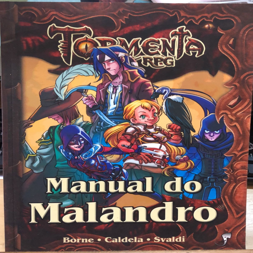 Tormenta rpg Manual do malandro autor Borne Caldela Svaldi