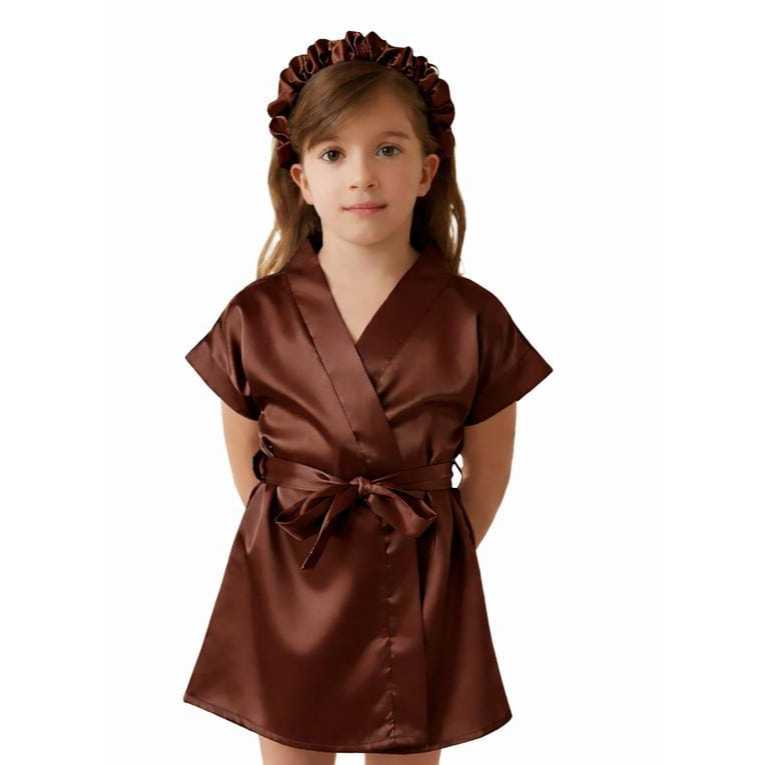 Robe Infantil de Cetim - Conforto e Estilo para Pequenas Fashionistas!