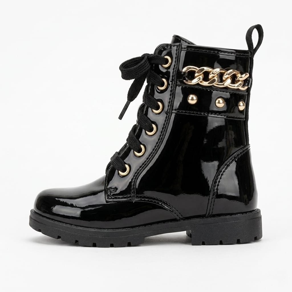 Bota Botinha Coturno Bebê e Infantil Luxo Moderna Blogueirinha Diva Fashionista