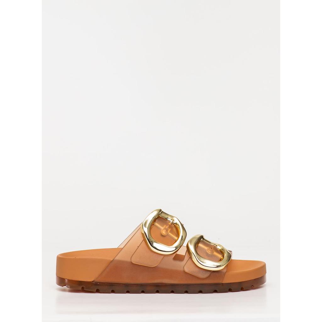 Chinelo Petite Jolie Lovin' Flat Doce De Leite PJ7731