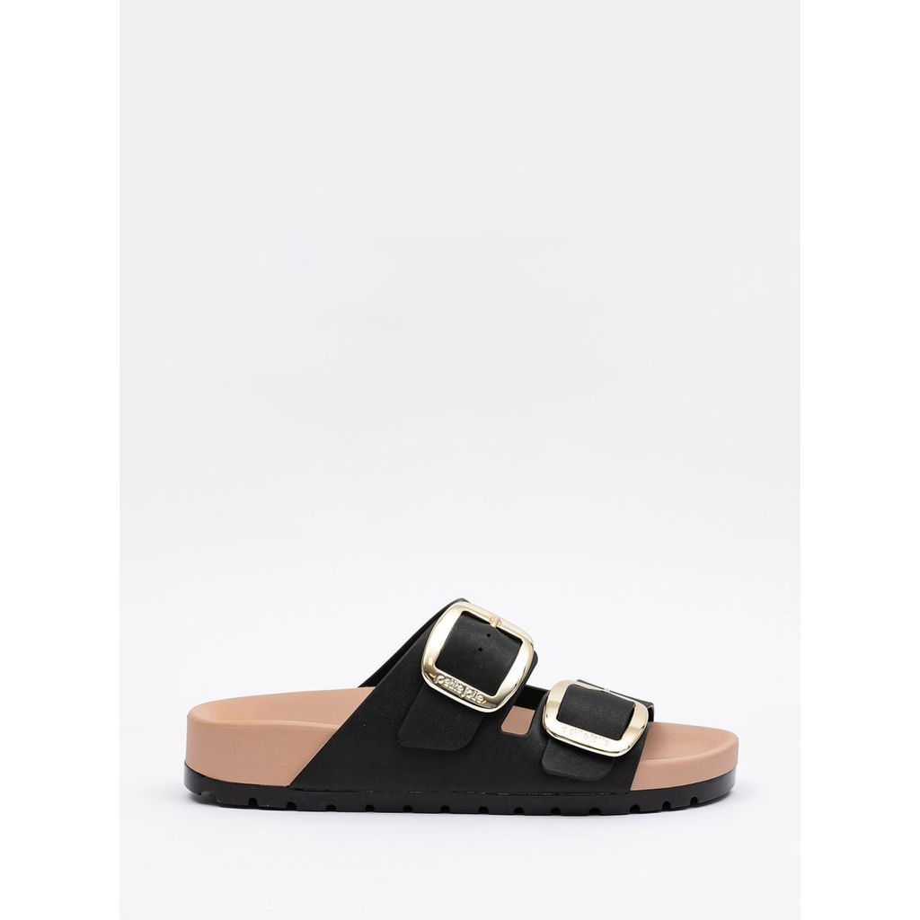 Chinelo Petite Jolie Lovin' Flat Preto/Mocca PJ7279