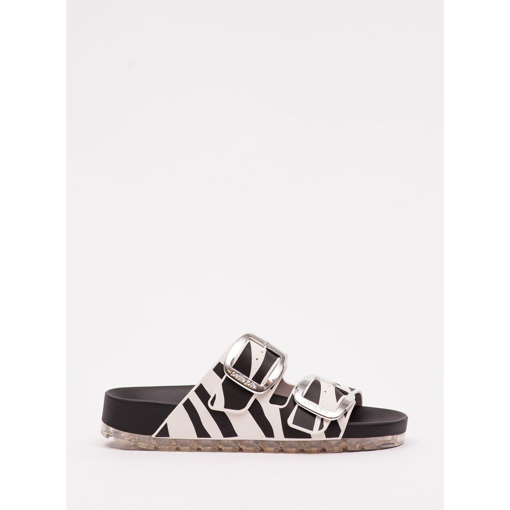 Chinelo Petite Jolie Lovin' Flat White/Preto PJ7498