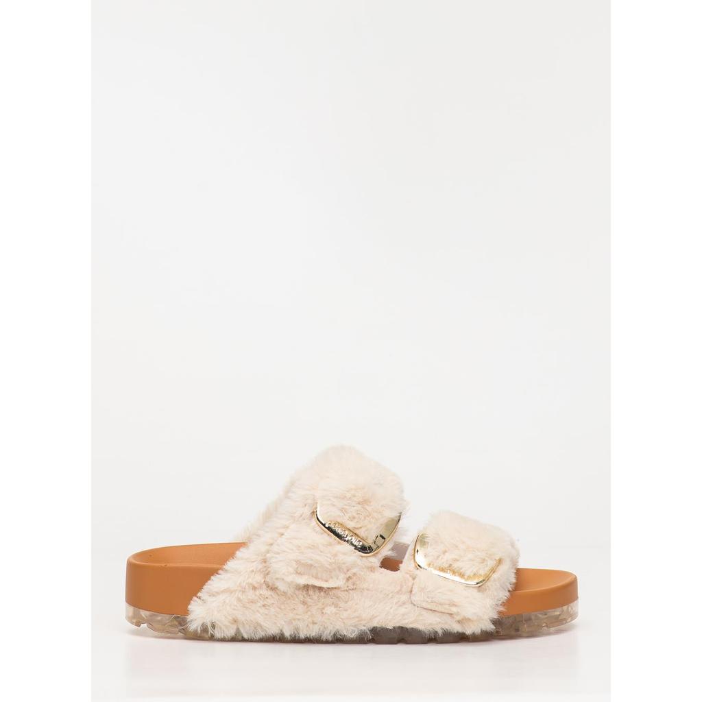 Chinelo Petite Jolie Lovin´ Flat Fur Creme PJ7720