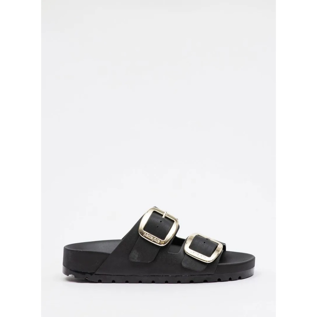 Chinelo Petite Jolie Lovin' Flat Preto PJ7279