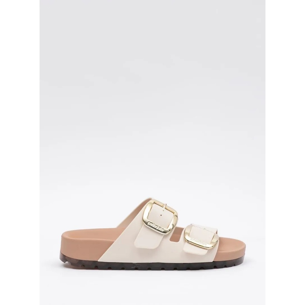 Chinelo Petite Jolie Lovin' Flat Marfim/Mocca PJ7279