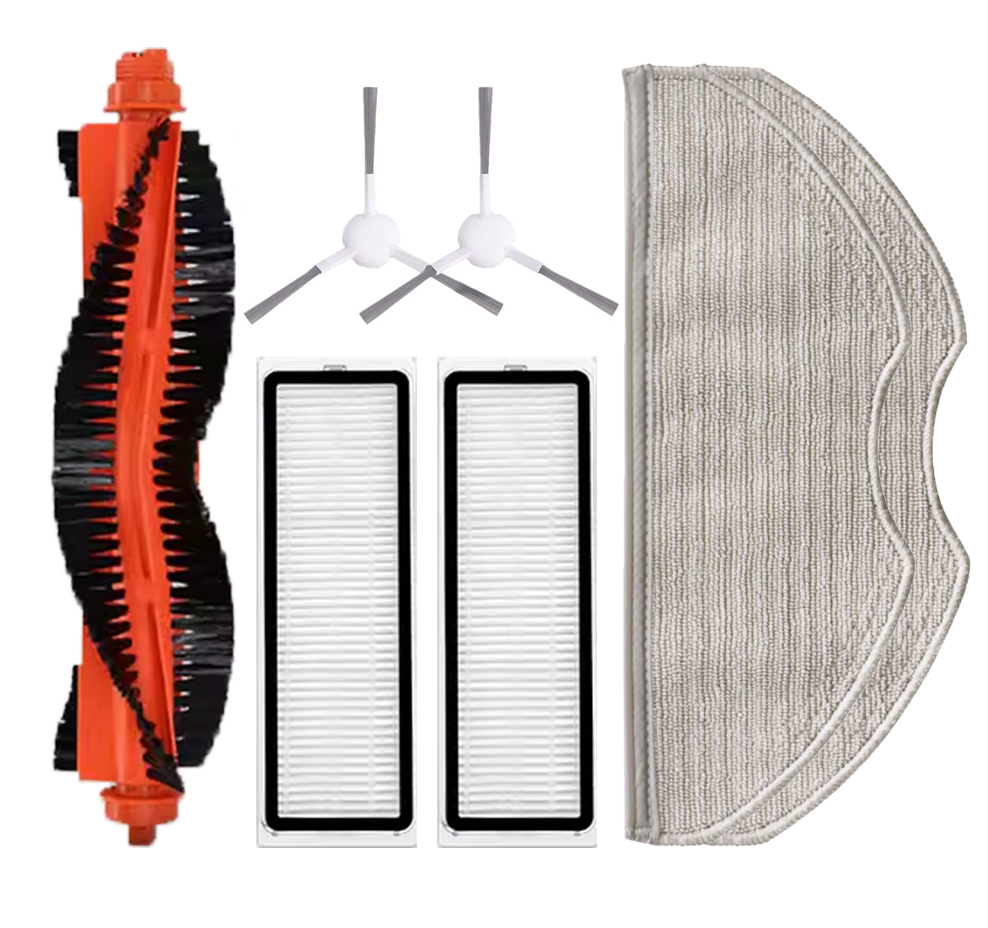 Kit de Reposição para Robô Aspirador de Piso, Compatível com Xiaomi S40C, S40, H40, Peças de Reposição