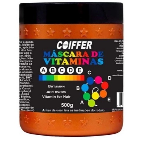 MASCARA VITAMINAS COIFFER 500 GRAMAS