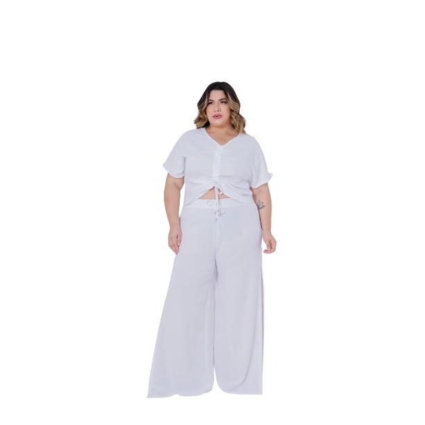 Pantalona de Cintura Alta Feminina Confortável e Versátil, Perfeita para Trabalhar 07