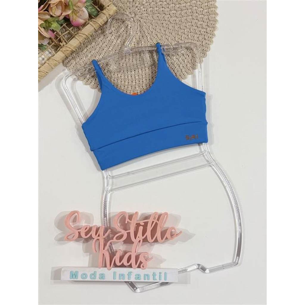 Top Infantil Siri Kids Sport Sara Max Azul 42845