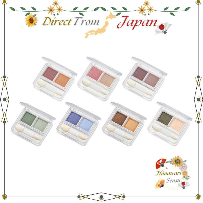 Chifure Twin Color Eyeshadow Tipo De Pó De Tons Duplos Para Maquiagem Dos Olhos À Prova De Direto Do Japão