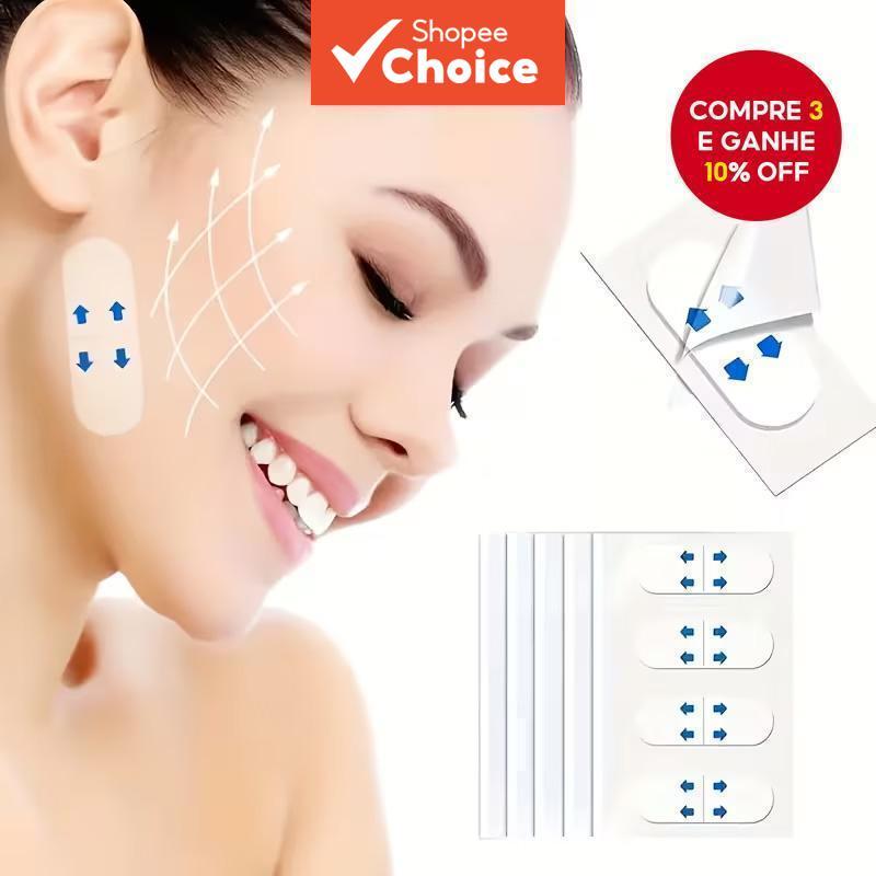 Fita Invisível Para Lifting Facial 40/160PCS : Solução Instantânea Sob Maquiagem Queixo Duplo , Corujas , Olhos E Pescoç
